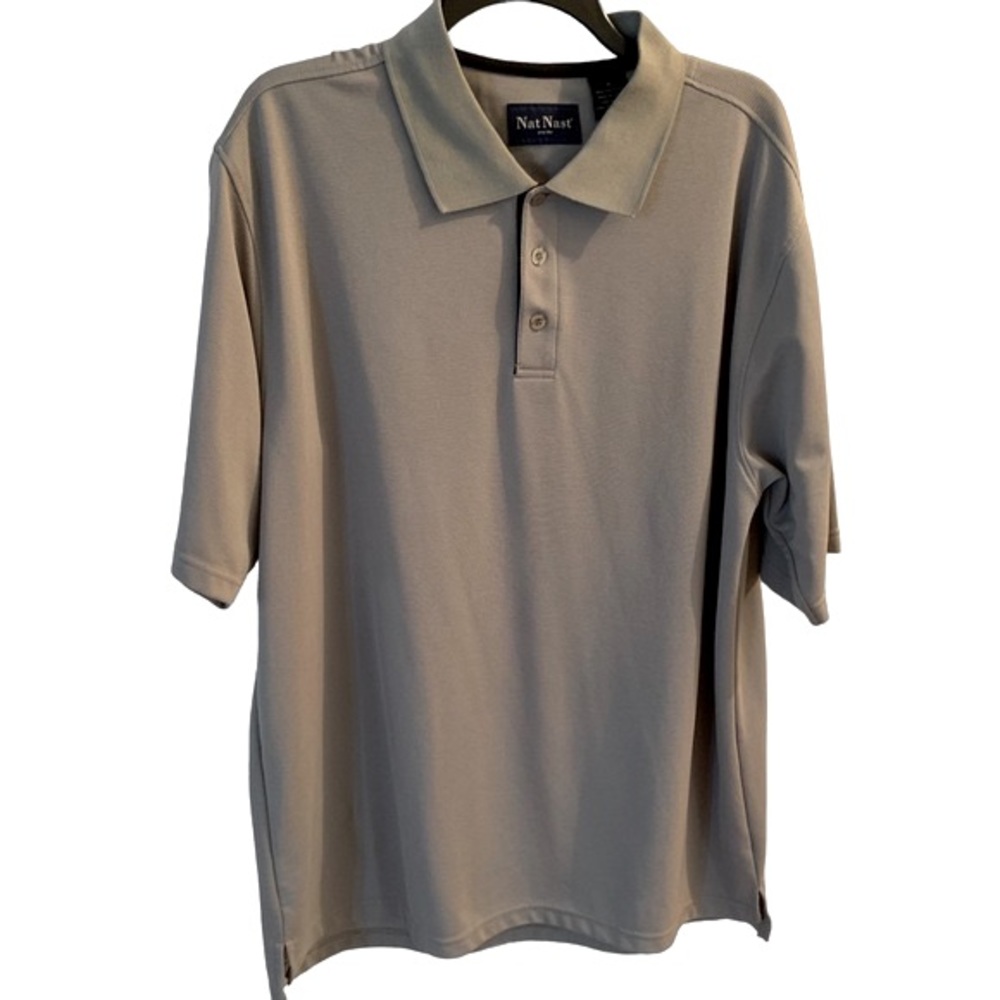 Nat Nast Gray Polo Shirt Sz XL